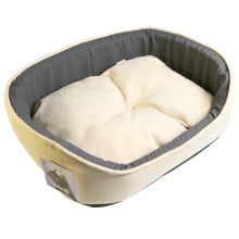 Лежанка AnimAll Aurora Grey Beige, серо-бежевый, 53×42×16