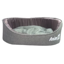 Лежанка AnimAll Aurora Grey Print, серый, 46×35×15