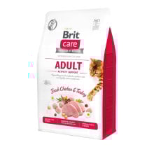 Сухий корм Brit Care Cat GF Adult Activity Support, для дорослих котів, 0.4 кг