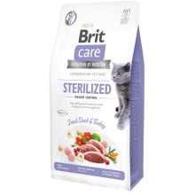Сухий корм Brit Care Cat GF Sterilized Weight Control, для дорослих котів, 7 кг