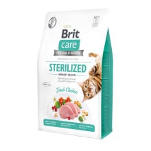 Сухой корм Brit Care Cat GF Sterilized Urinary Health, для взрослых кошек, 2 кг