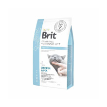 Сухой корм Brit GF Veterinary Diets Cat Obesity, для взрослых кошек, 2 кг