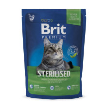 Сухий корм Brit Premium Cat Sterilized, для стерилізованих кішок, 0.8 кг