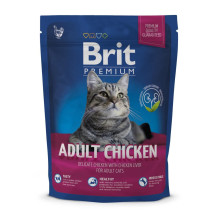 Сухий корм Brit Premium Cat Adult Chicken, для кішок, 0.3 кг