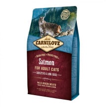 Сухой корм Carnilove Cat Sensitive & Long Hair, для кошек с чувствительным пищеварением, 2 кг
