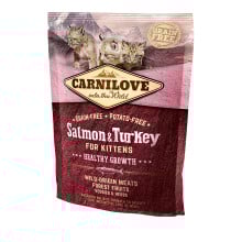 Сухой корм Carnilove Cat Kitten, для котят, с индейкой и лососем, 0.4 кг