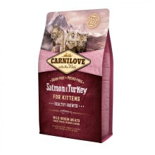 Сухой корм Carnilove Cat Kitten, для котят, с индейкой и лососем, 2 кг