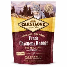 Сухой корм Carnilove Fresh Chicken & Rabbit for Adult cats , для кошек, 0.4 кг