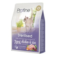 Сухой корм Profine Cat Sterilised, для стерилизованных кошек, с курицей и рисом, 2 кг