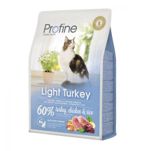 Сухой корм Profine Cat Light, для кошек, с индейкой, 2 кг