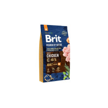 Сухий корм Brit Premium Dog Adult M, для собак середніх порід, 8 кг