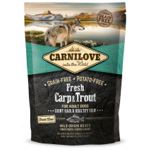 Сухий корм Carnilove Fresh Carp & Trout for Adult dogs, для собак, 1.5 кг