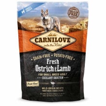 Сухий корм Carnilove Fresh Ostrich & Lamb for Small Breed Dogs, для собак, 1.5 кг