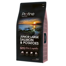 Сухий корм Profine Junior Large Breed, для цуценят великих порід, з лососем, 15 кг