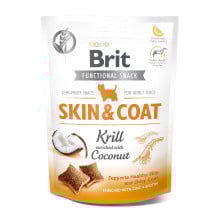 Ласощі Brit Care Skin & Coat, для собак, криль з кокосом, 150 г