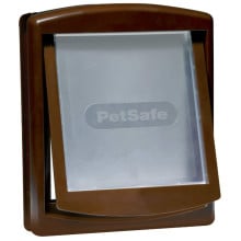 Пластиковая дверь PetSafe для собак до 18 кг, для входной двери, коричневая, 35.2×29.4 см