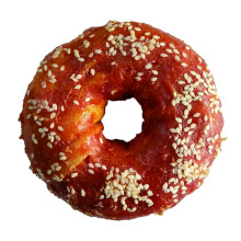 Ласощі пончик Croci Bekery, для собак, з куркою, 11.5 см, 110 г, ціна за 1 шт