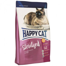Сухой корм Happy Cat Adult Voralpen-Rind для стерилизованных кошек, с говядиной, 10 кг