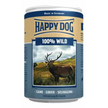 Консерва Happy Dog NaturLine Dose 100% Wild для собак, з дичиною, 400 г