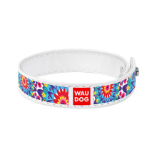 Браслет WAUDOG Design, з малюнком "Квіти", ширина 15 мм, довжина 18-20 см, білий