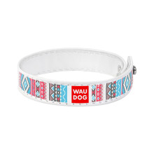 Браслет WAUDOG Design, з малюнком "Етно", ширина 15 мм, довжина 21-23 см, білий