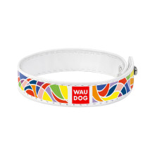 Браслет WAUDOG Design, з малюнком "Вітраж", ширина 15 мм, довжина 18-20 см, білий