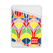 Візитниця WAUDOG Design, з малюнком "Вітраж", ширина 70 мм, довжина 95 мм, білий