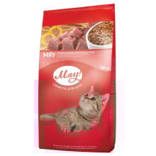 Сухой корм Мяу для кошек, с печенкой, 400 г
