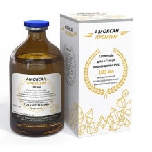 Суспензія BioTestLab Амоксан Преміум при захворюваннях ШКТ, для всіх видів тварин, 100 мл