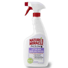 Нейтрализатор запаха Nature's Miracle Litter Box Odor Destroyer, для кошачьих туалетов, спрей, 709 мл