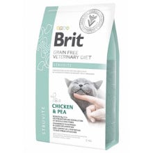 Сухой корм Brit GF Veterinary Diets Cat Struvite, для взрослых кошек, 2 кг