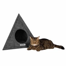 Домик BronzeDog космос, для животных, серый, 70×58 см