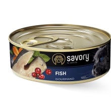 Влажный корм для кошек Savory, с рыбой, 100 г