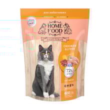 Сухой корм Home Food Chicken & Liver для привередливых кошек, с курочкой и ливером, 400 г