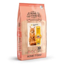 Сухой корм Home Food Супер-премиум для взрослых кошек крупных пород, с индейкой и креветками, 10 кг