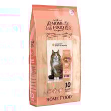 Сухой корм Home Food Hairball Control для выведения шерсти у взрослых кошек, с индейкой и уткой, 10 кг