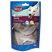 Лакомство Trixie Denta Fun для собак, тако с уткой, 5.5 см, 100 г