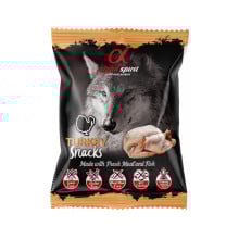Полувлажное лакомство для собак Alpha Spirit DOG Snacks Turkey , кубики с индейкой, 50 г