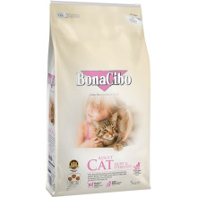Сухой корм BonaCibo Adult Cat Light&Sterilized для стерилизованных котов, курица/анчоусы/рис, 5 кг