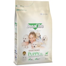 Сухой корм BonaCibo Puppy Lamb&Rice для щенков всех пород, ягнёнок/рис, 3 кг