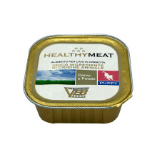 Консерва Healthy Meat монопротеиновая, паштет с олениной и картофелем, для щенков, 150 г