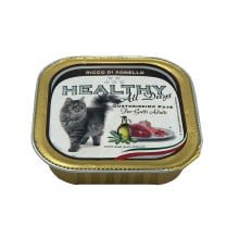 Влажный корм Healthy All Days монопротеиновый, паштет с ягнятиной, для кошек, 100 г