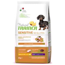 Корм Natural Trainer Dog Sensitive Adult Mini With Salmon для взрослых собак мелких пород, с лососем, 2 кг