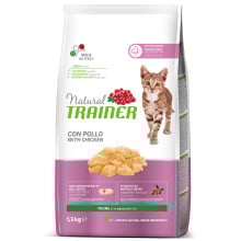 Корм Trainer Natural Super Premium Young Cat для молодых котов от 7 до 12 месяцев, ягнёнок с курицей, 1.5 кг