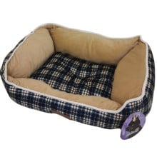 Лежанка AnimAll Nena Soft M GREEN для собак и кошек, клетка, 55×43×17 см