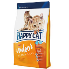 Сухой корм Happy Cat Indoor Atlantik Lachs для кошек, живущих в помещении, со вкусом лосося, 4 кг