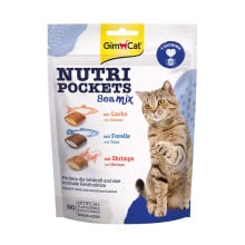 Лакомство GimCat Nutri Pockets Морской микс, для кошек, 150 г