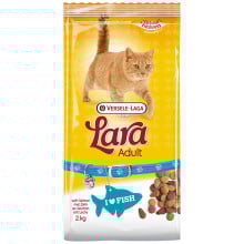 Сухой корм Lara Adult with Salmon для взрослых кошек, премиум, с лососем, 2 кг