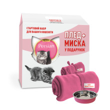 Сухой корм Royal Canin Persian Kitten для персидских котят до 12 месяцев, 2 кг + миска и плед в подарок