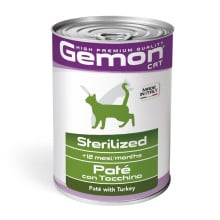 Консервы Gemon Cat Wet Sterilised для стерилизованных кошек, кусочки в желе, с кроликом, 415 г